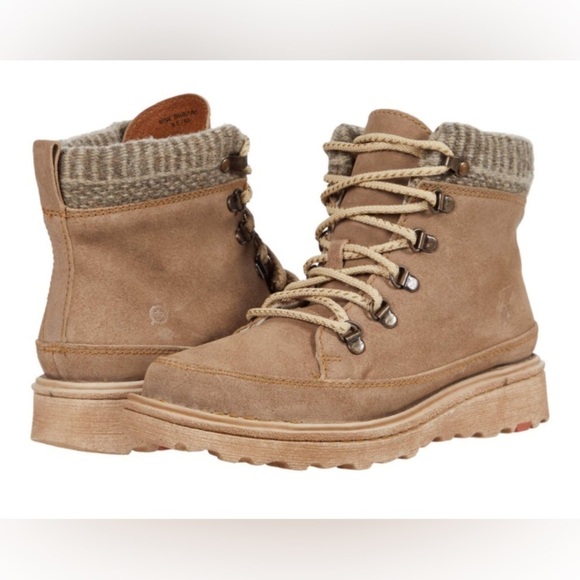 Born Orlene suede lace up boots size 11 - Picture 1 of 8